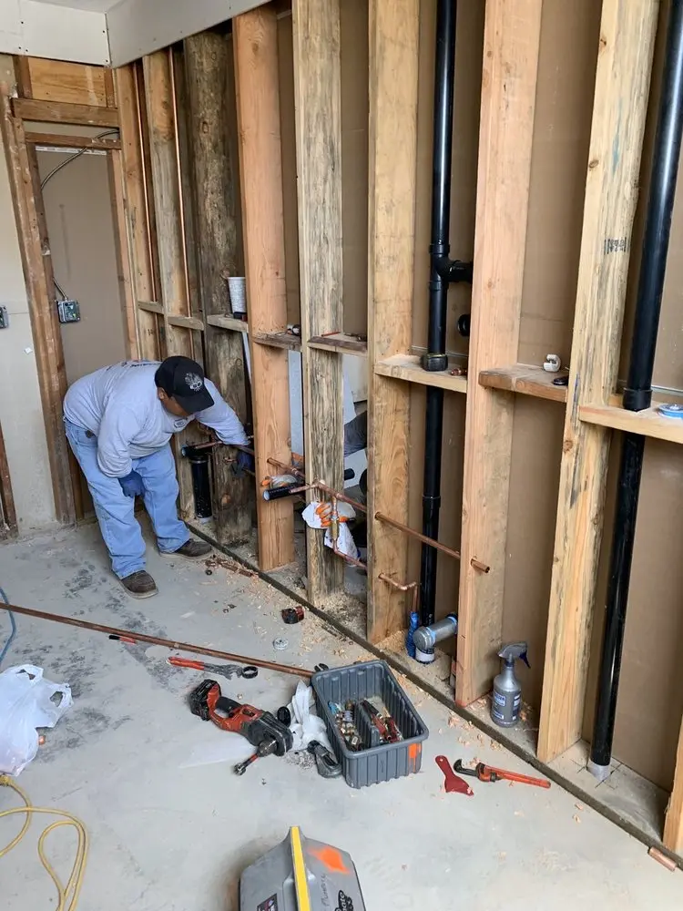 Commercial rough-in plumbing for Gas Line Repair in Oneonta